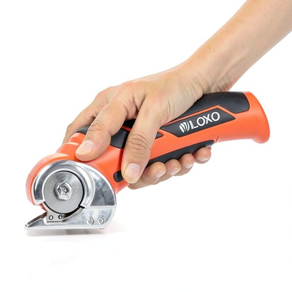 VLOXO Cordless Electric Scissors Plastic Orange-5