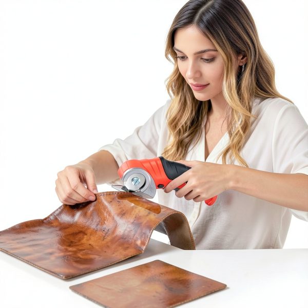 VLOXO Cordless Electric Scissors Plastic Orange-2