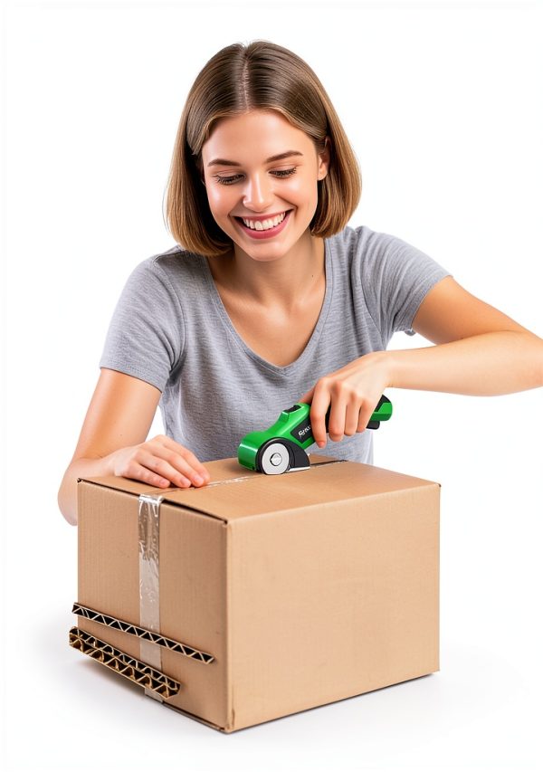 Soleilwear Cordless Electric Cardboard Cutter Green-1