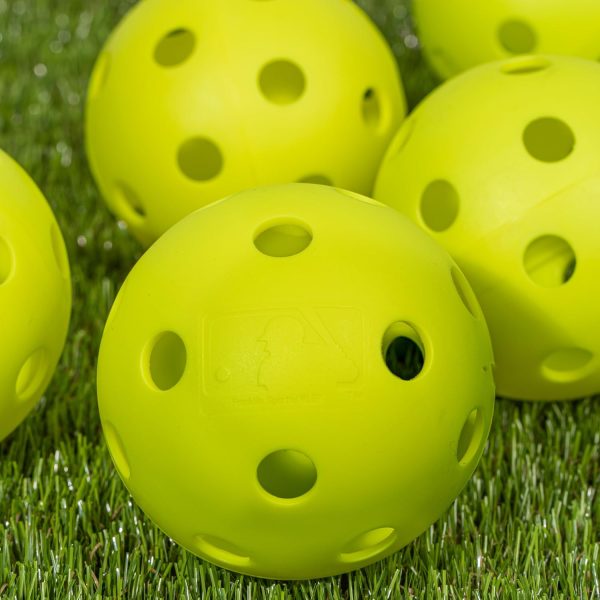Franklin Sports 90mm Yellow Softball Pack Kids-6