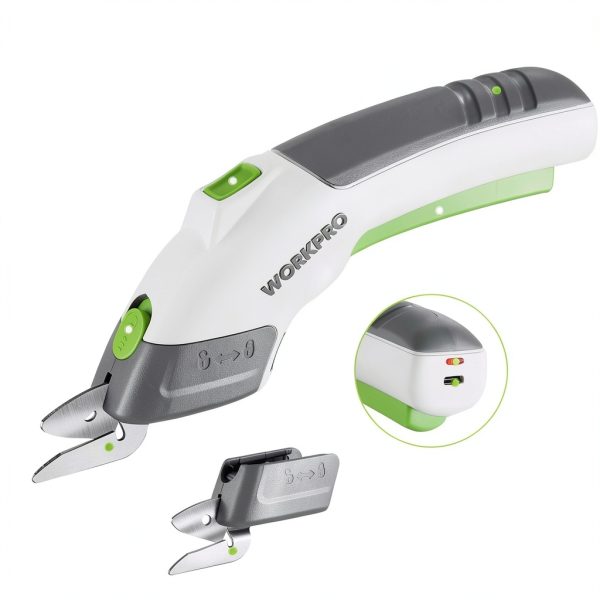 WORKPRO Classic Stainless Steel Electric Scissors-1