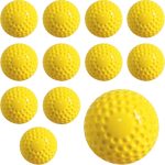 Yellow Plastic Baseballs POPFRO Sports-0