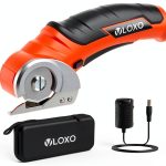 VLOXO Cordless Electric Scissors Plastic Orange-0