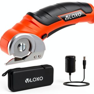 VLOXO Cordless Electric Scissors Plastic Orange-0