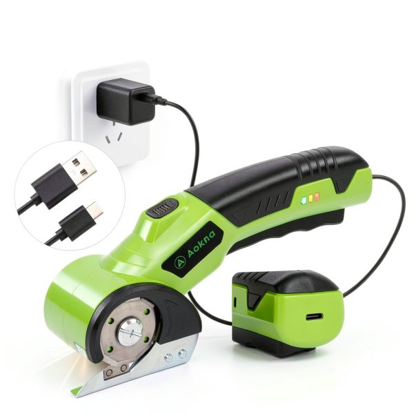 Aokna Cordless Electric Scissors Stainless Steel-5