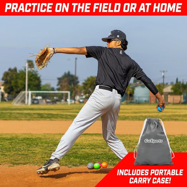 Weighted Baseballs GoSports PRO Set Foam Rubber-5