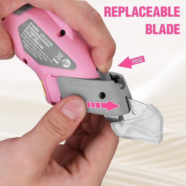 WORKPRO Cordless Electric Scissors Stainless Steel-6