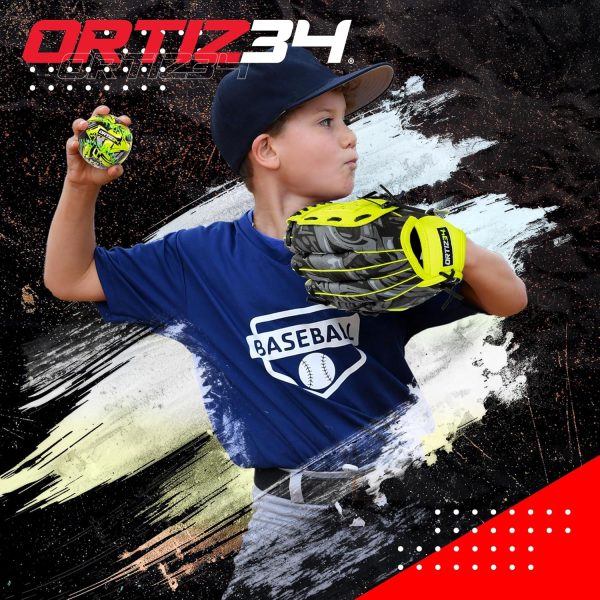 Ortiz34 T-Ball Set Aluminum Graffiti for Youth-1