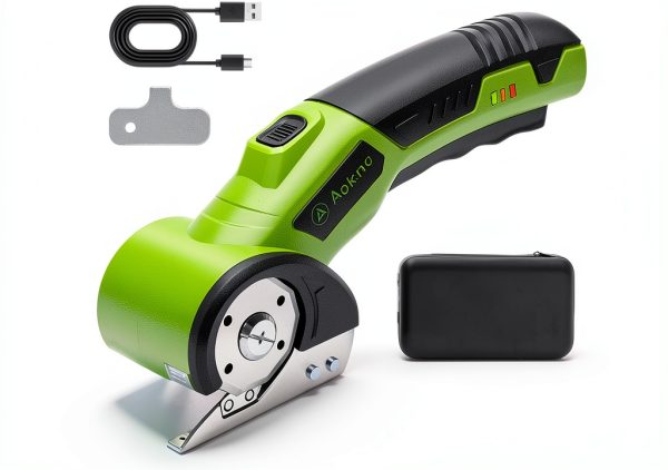 Aokna Cordless Electric Scissors Stainless Steel-0