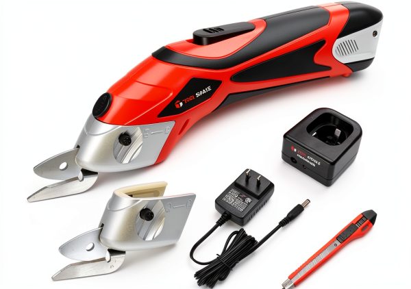 T TOOLSPACE 4V Cordless Scissors Red Black-0