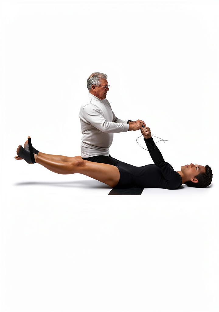 Installing Pilates Equipment Guide - 1st Edition Print Replica eBook by FitPress on a wooden desk
