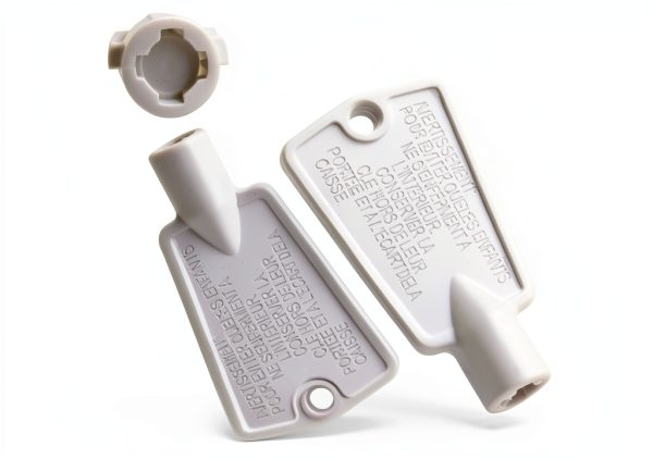 BlueStars Refrigerator Door Lock Key Pack of 2 Sturdy Plastic-4