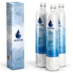 Water Filter Replacement HAUSTASK 3 Pack Coconut Carbon for Whirlpool-0