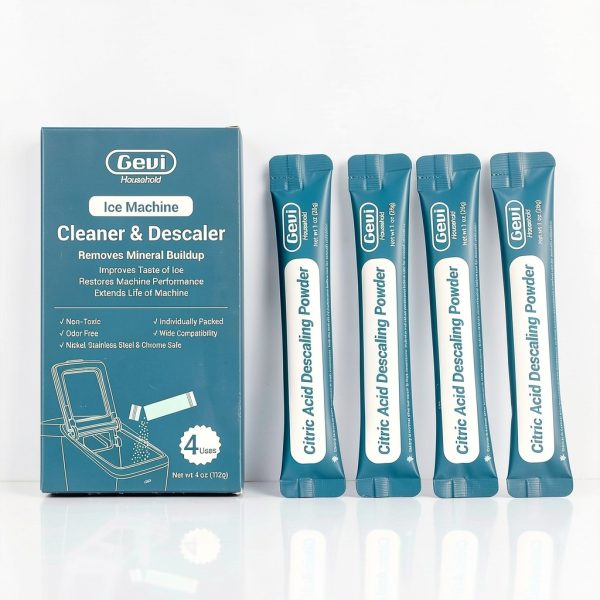 Gevi Ice Maker Cleaning Tablet 4 Use Pack Organic Citric Acid Cleaner-5