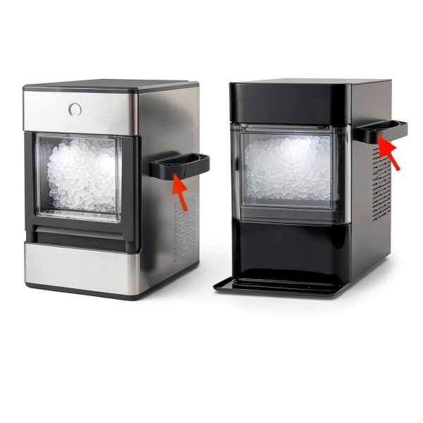 2Pcs Magnetic Ice Maker Scoop Holder Replacement, for Opal 1.0&2.0 Ice Maker, Grey-3